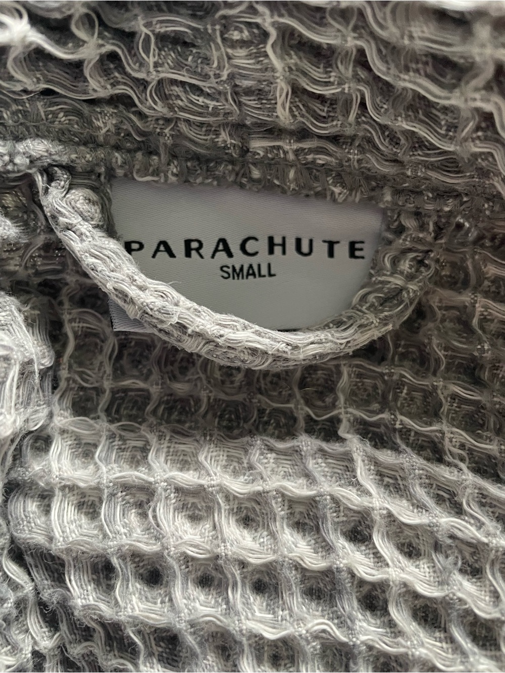 Parachute Gray Waffle Robe - Picture 4 of 5